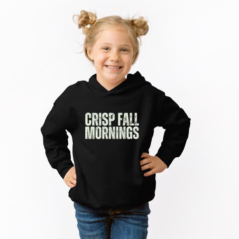 Crisp Fall Mornings Distressed Toddler Hoodie