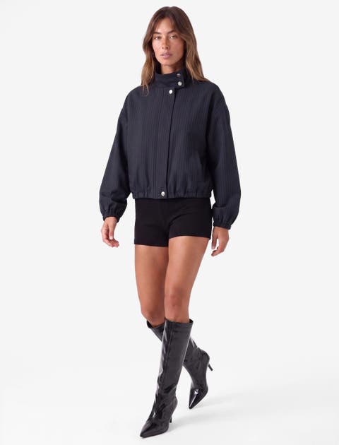 Oversized Bomber Jacket