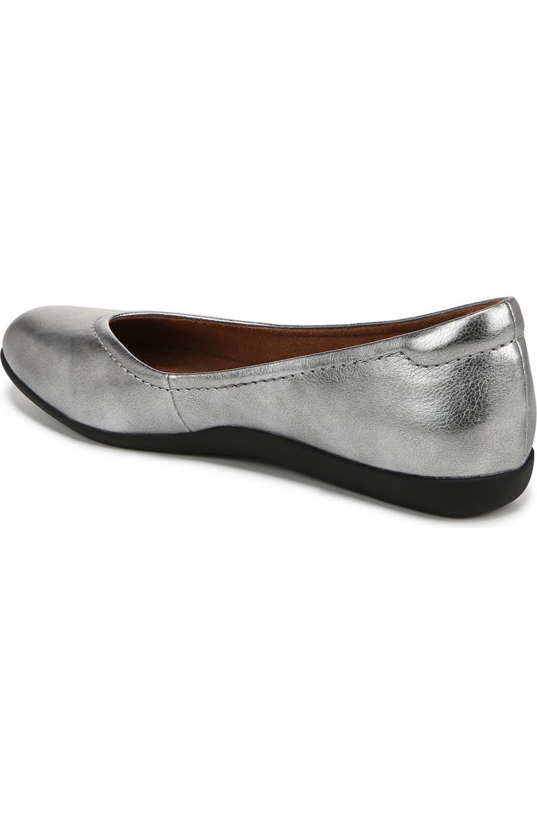 Naturalizer Vivienne Croc Embossed Faux Leather Flat, Alternate, color,