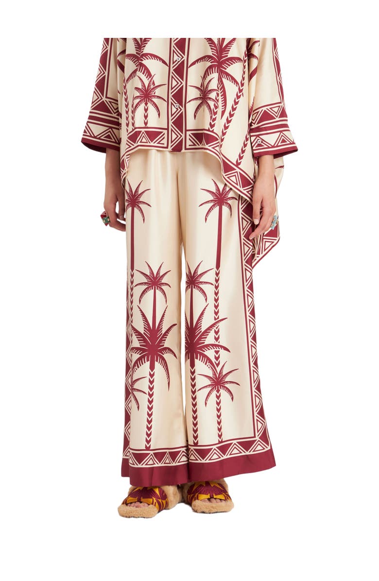 La DoubleJ Palazzo Pants Placée Date Palms Ivory, Alternate, color, Date Palms Placée Ivory