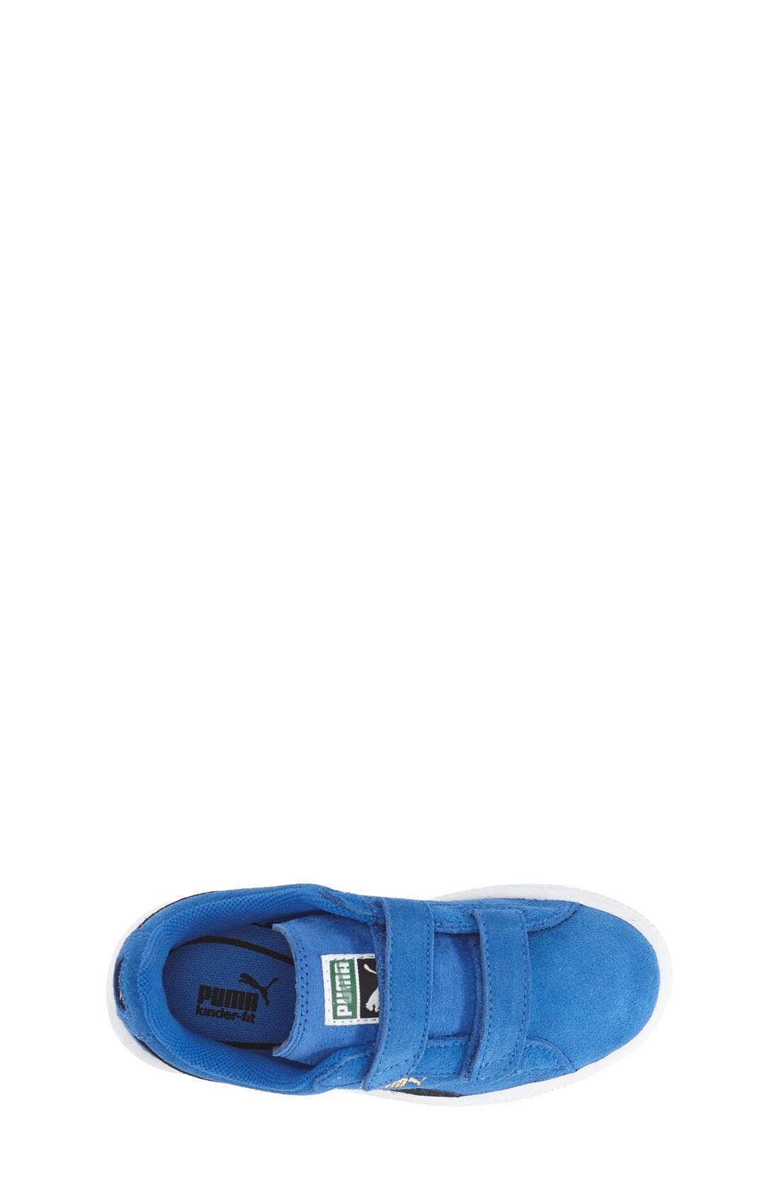 Suede Sneaker, Alternate, color, STRONG BLUE/ BLACK