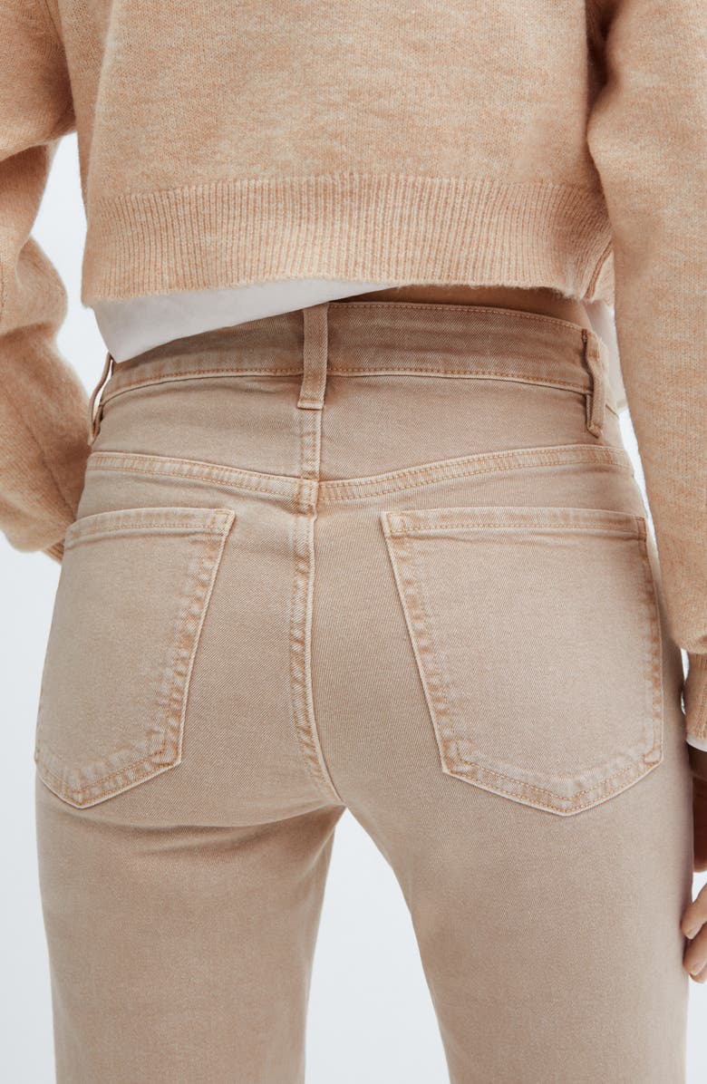 MANGO Crop Flare Jeans, Alternate, color, 