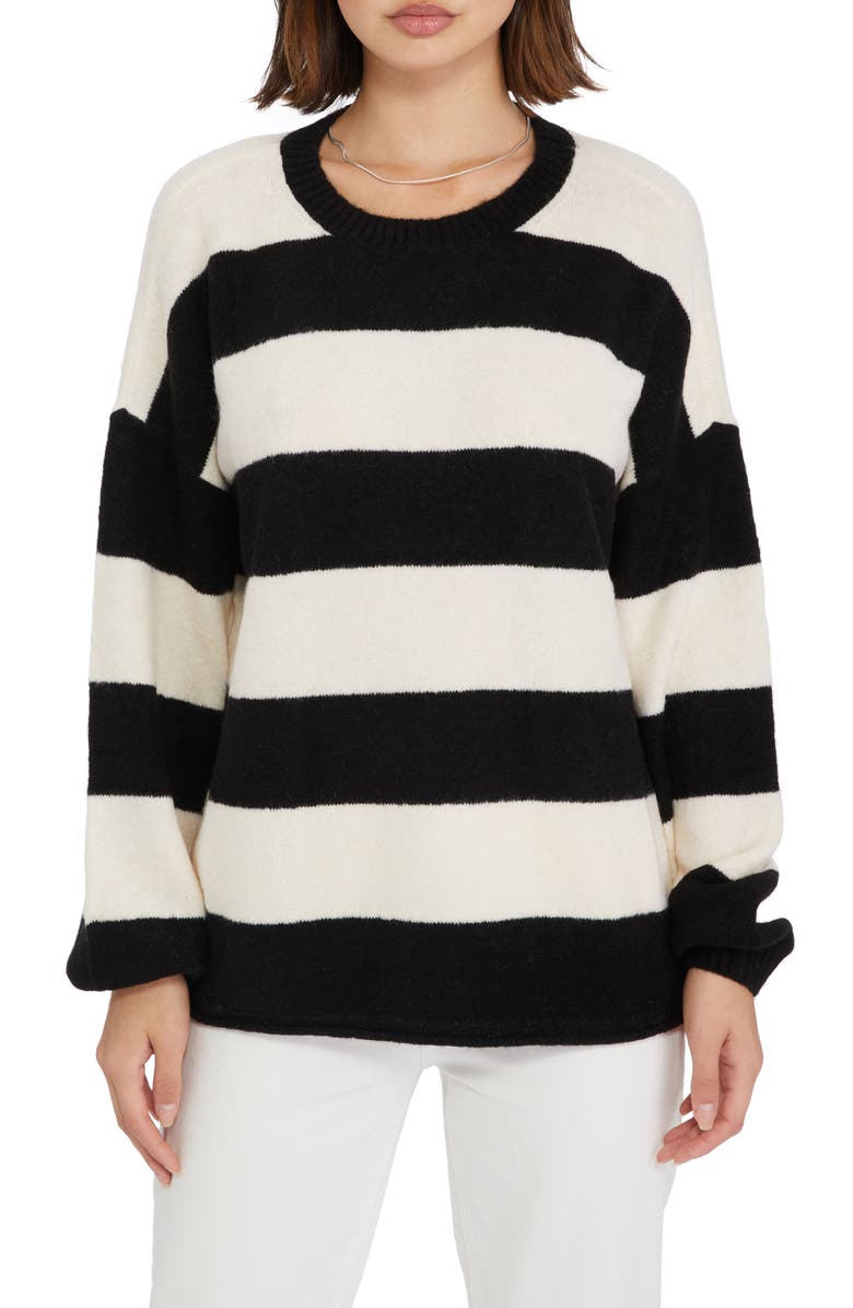 Sanctuary Eye On You Stripe Sweater, Main, color,