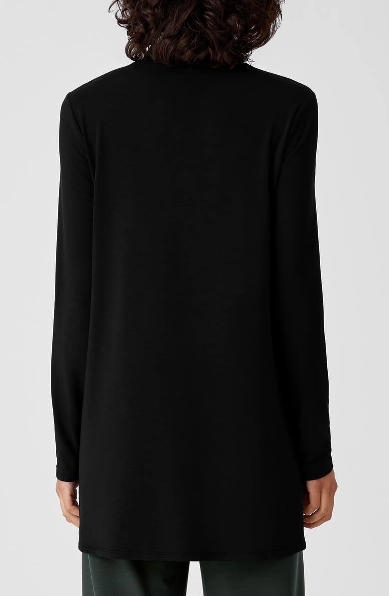 Eileen Fisher Scrunch Neck Jersey Tunic, Alternate, color,