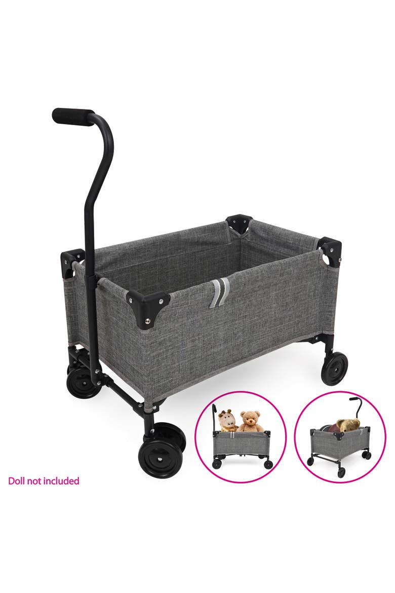 Little Wagon, Melange Folding Pull Along Cart, Alternate, color, Multicolored
