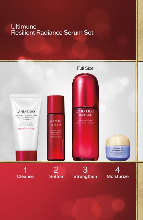 Shiseido Resilient Radiance Serum $223 Value In Transparent