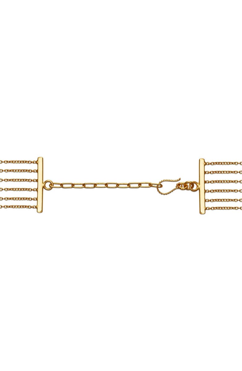 Dhwani Bansal AIRE LAYERED NECKLACE, Alternate, color,