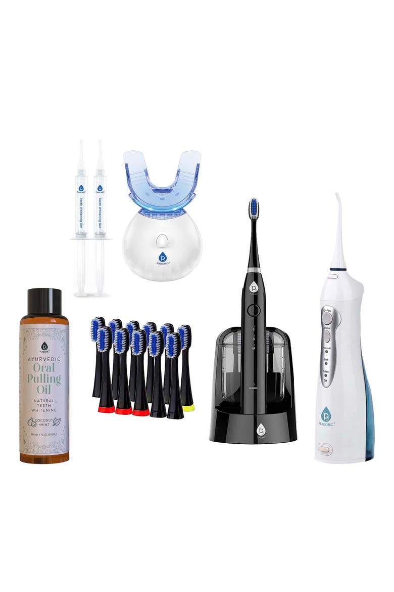 Oral Care Set Smart Electric Toothbrush & Water Flosser, Main, color, Multicolor