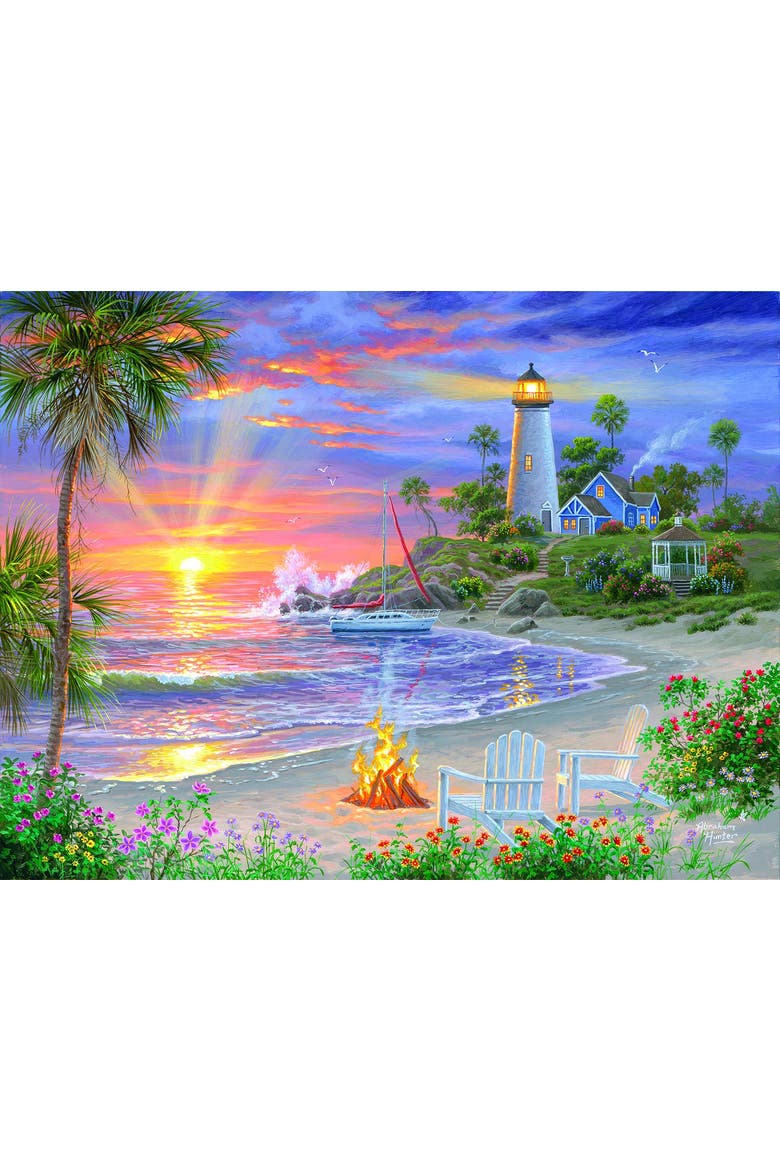Honeymoon Sunset 500 piece Jigsaw Puzzle for Adults, Alternate, color, Multicolor