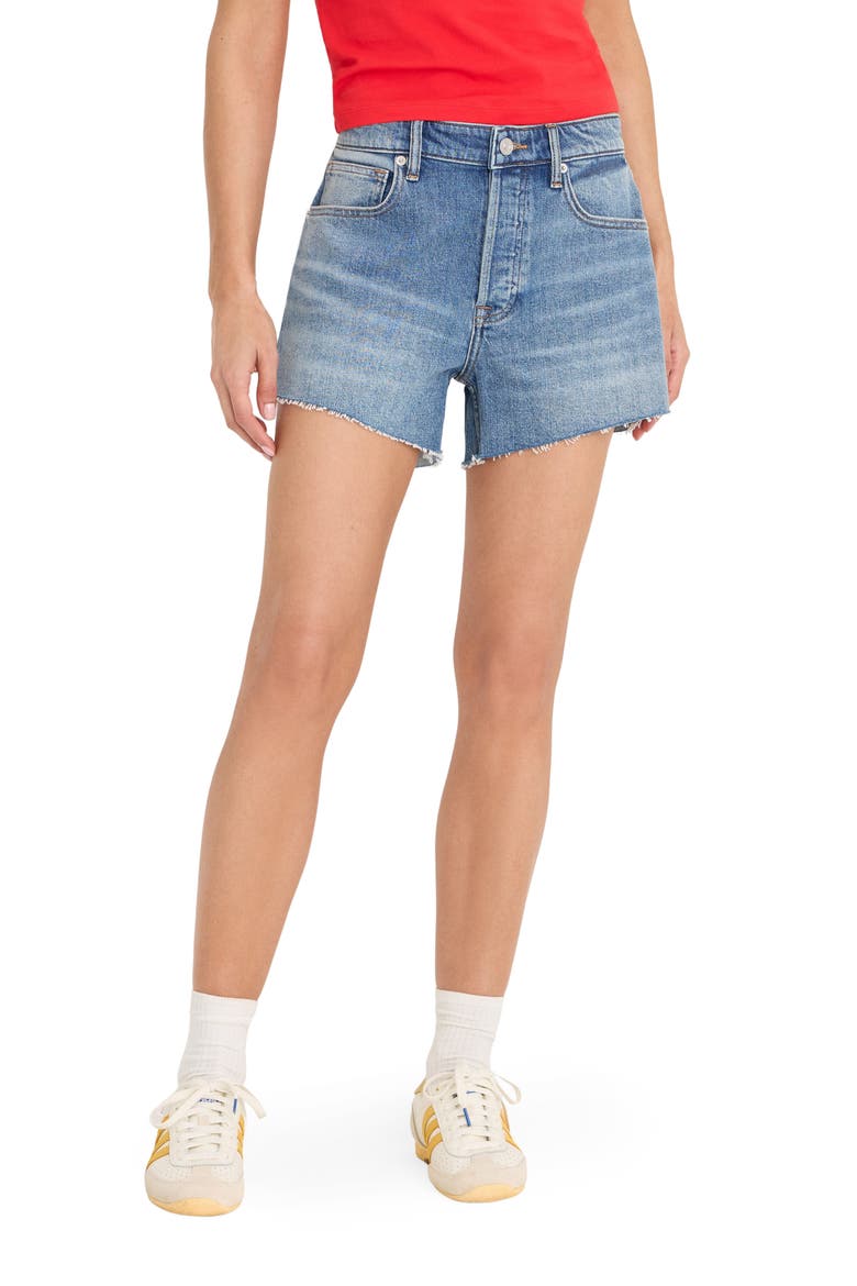 Cutoff Denim Shorts, Main, color, INDIGO1262
