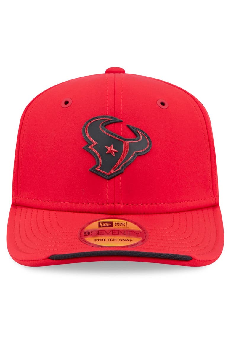 Men's New Era Red Houston Texans 2026 Sideline 9SEVENTY Adjustable Hat, Alternate, color, Red