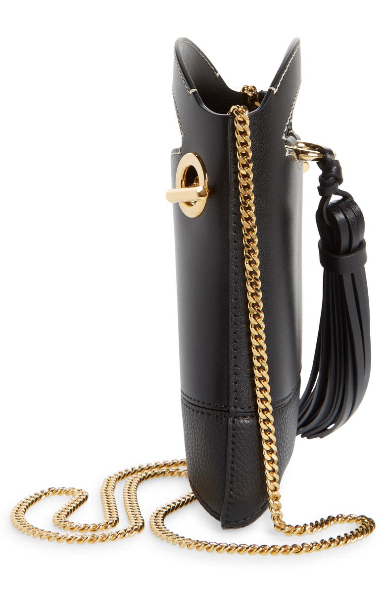 Chloé Chloè Walden Leather Phone Pouch, Alternate, color, 