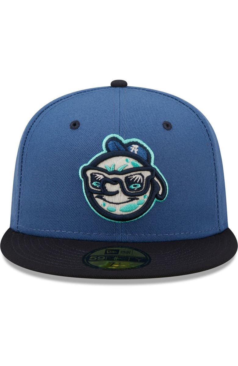New Era Men's New Era Royal Asheville Tourists Authentic Collection 59FIFTY Fitted Hat, Alternate, color,