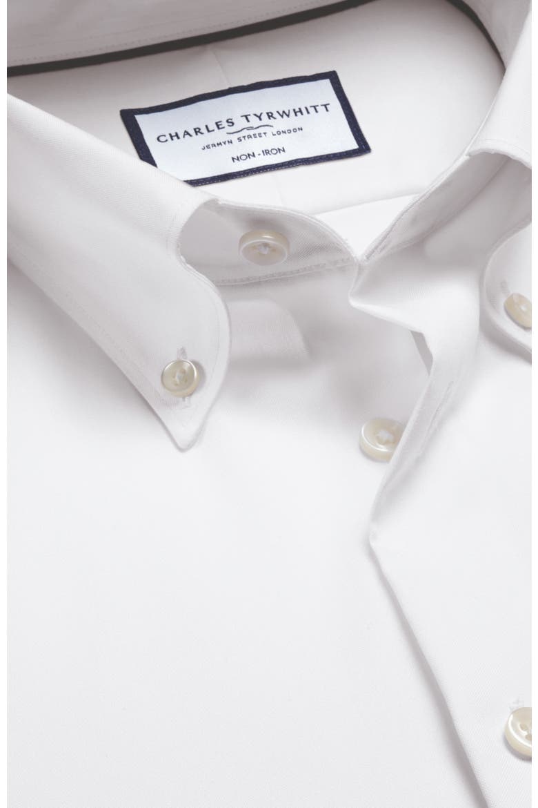 Non-Iron Oxford Shirt, Alternate, color, White