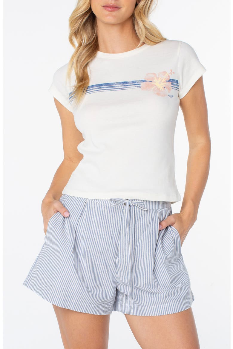 Swell Seekers '90s Graphic Baby Tee, Main, color, CLOUD DANCER