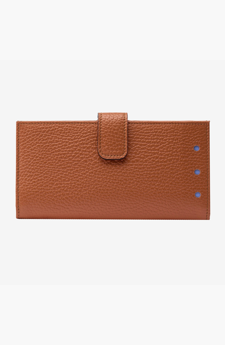 Tusk Ascot Long Slim Wallet, Main, color, Toast