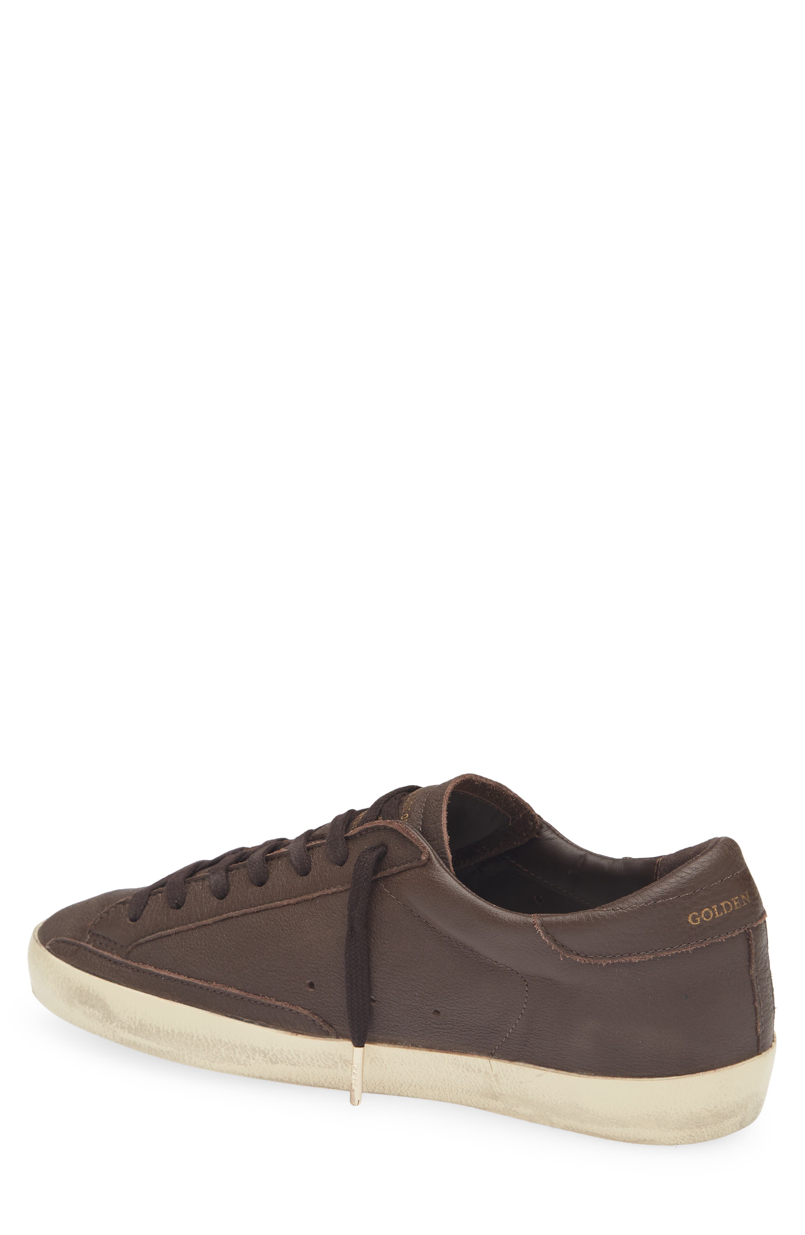 Super-Star Low Top Sneaker, Alternate, color, DARK BROWN