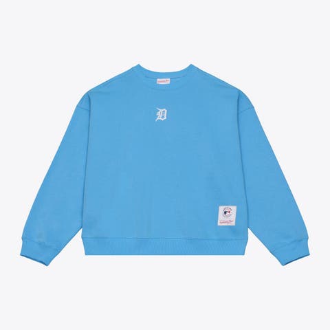 Men's Mitchell & Ness Light Blue Detroit Tigers Insignia Fleece Sweatshirt