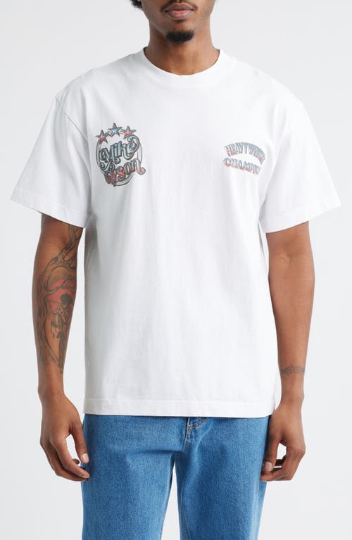 ID Supply Co Mike Tyson All Smiles Graphic T-Shirt in White  product
