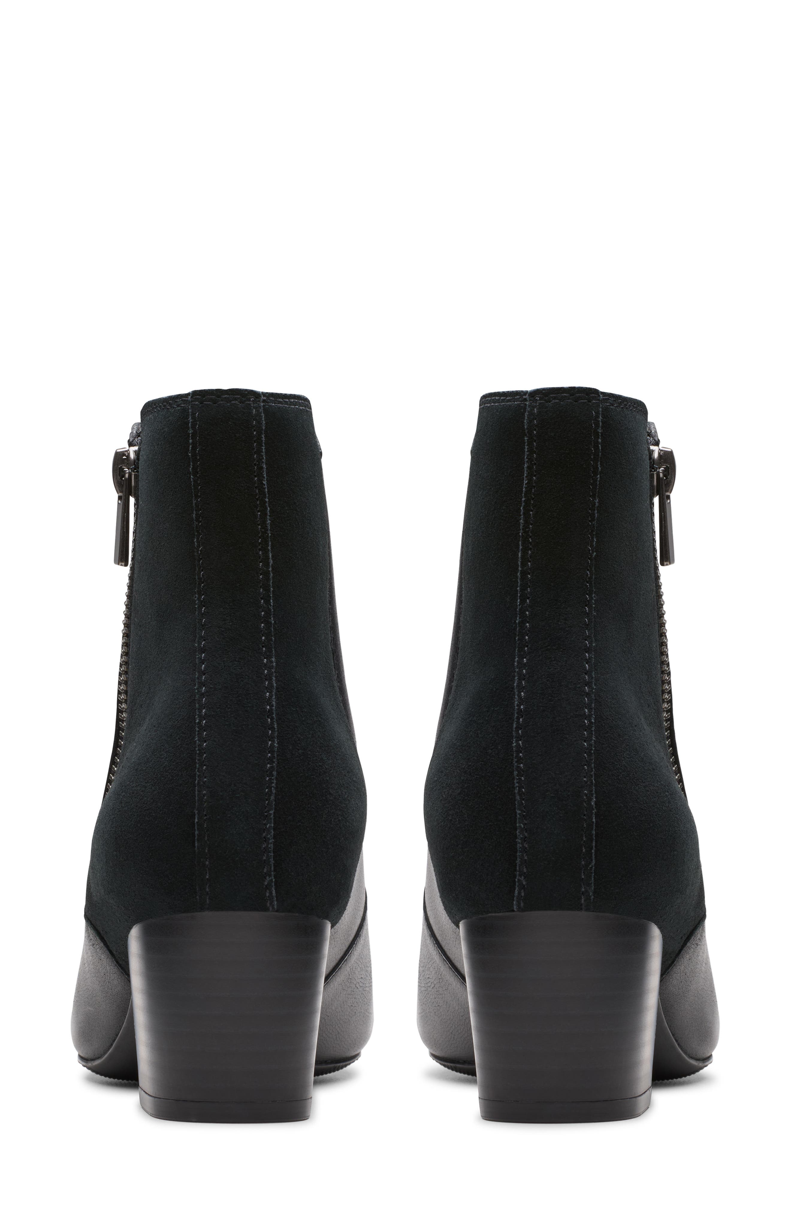 Clarks<sup>®</sup> Ellanie Vibe Boot, Alternate, color, Black Leather