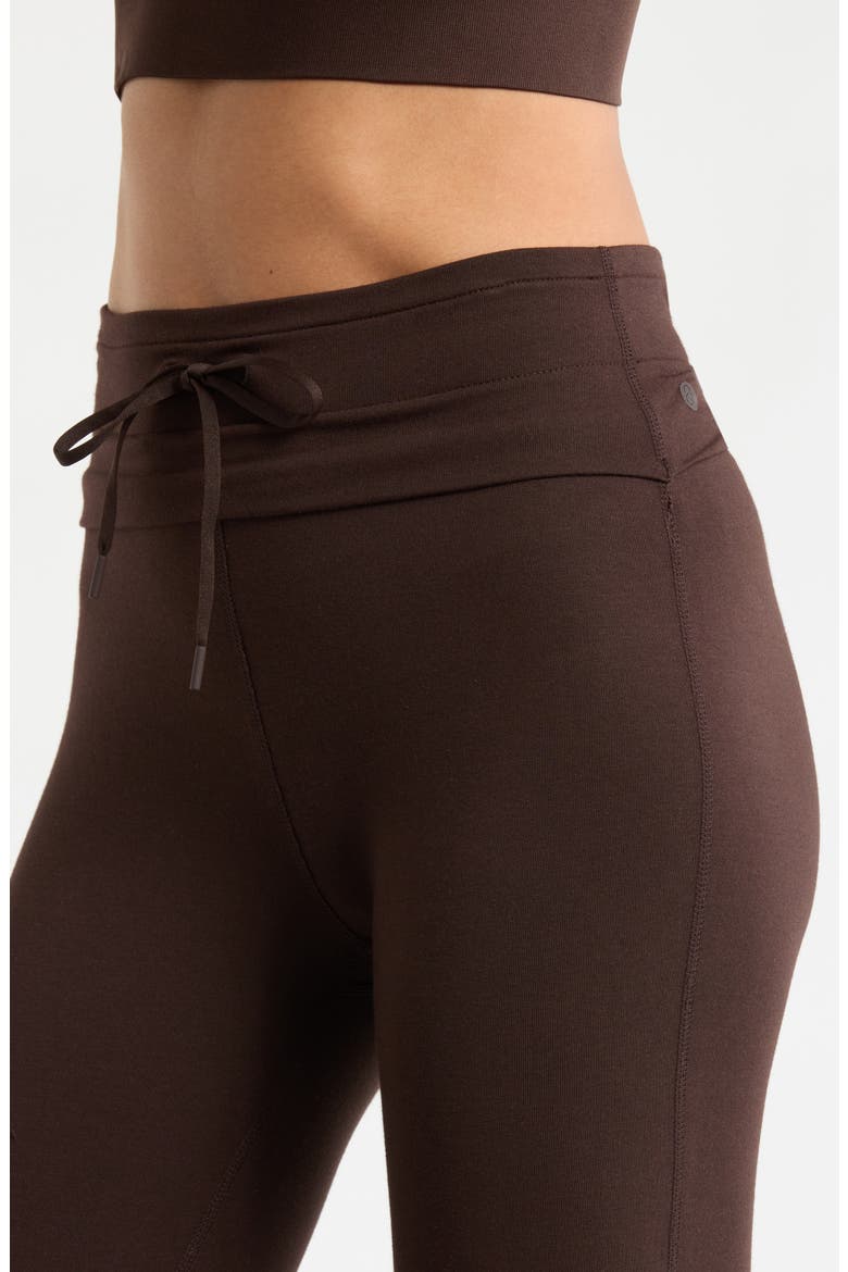 Weekend French Terry Pants, Alternate, color, BROWN MOLE'
