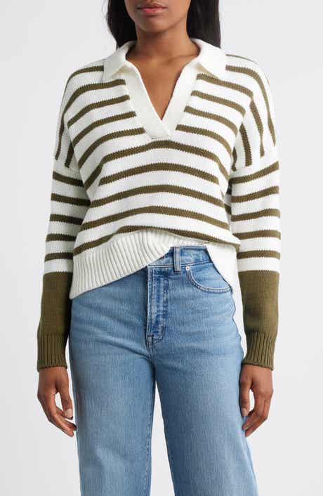 Madewell Dedham Stripe Polo Sweater