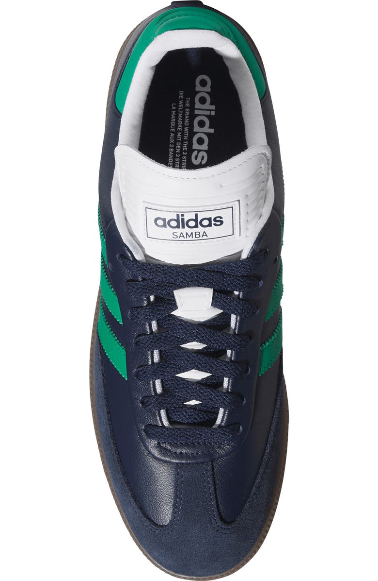 adidas Samba Spikeless Golf Shoes, Alternate, color, Blue/ Green/ Whtie