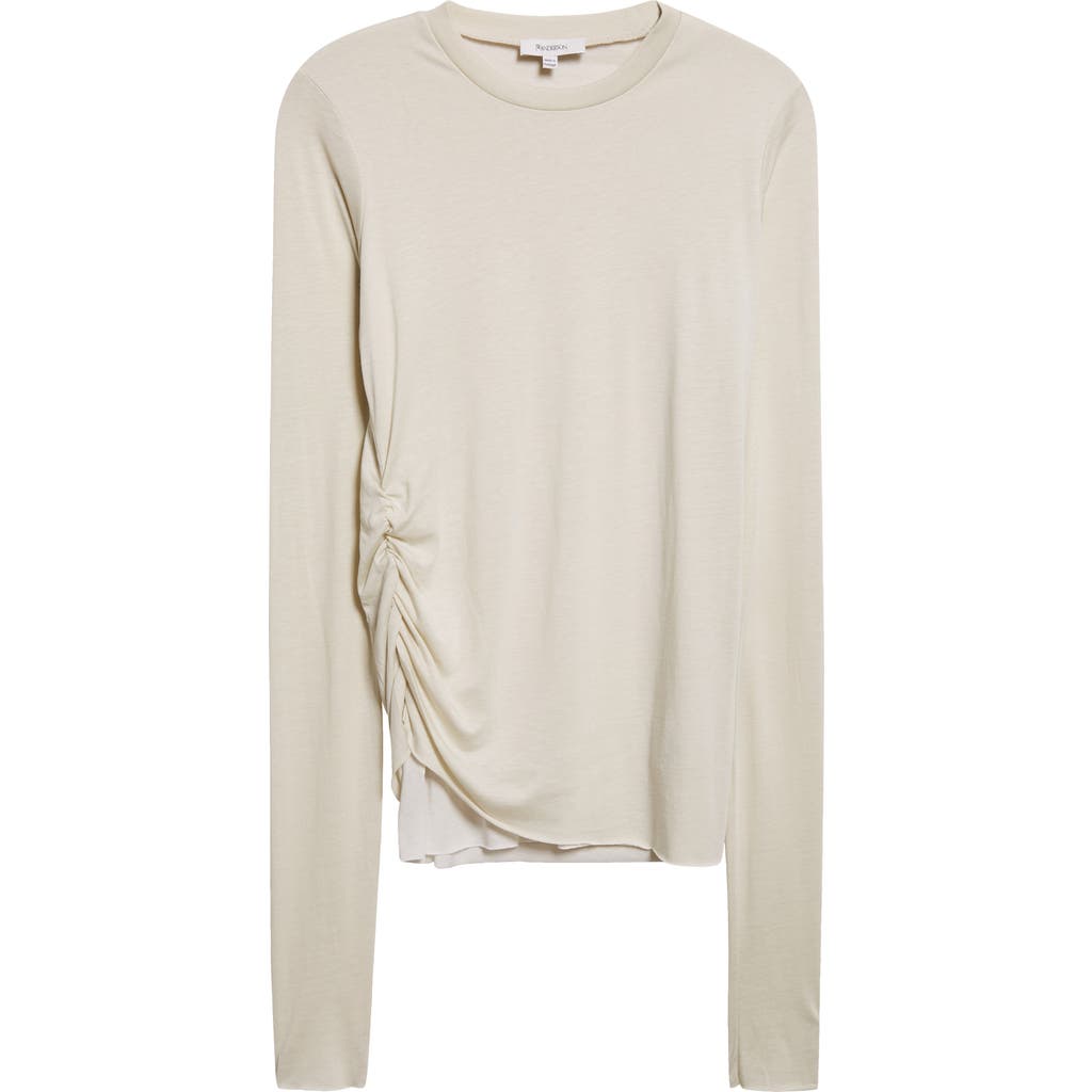 Jw Anderson Draped Double Layer T-shirt In White