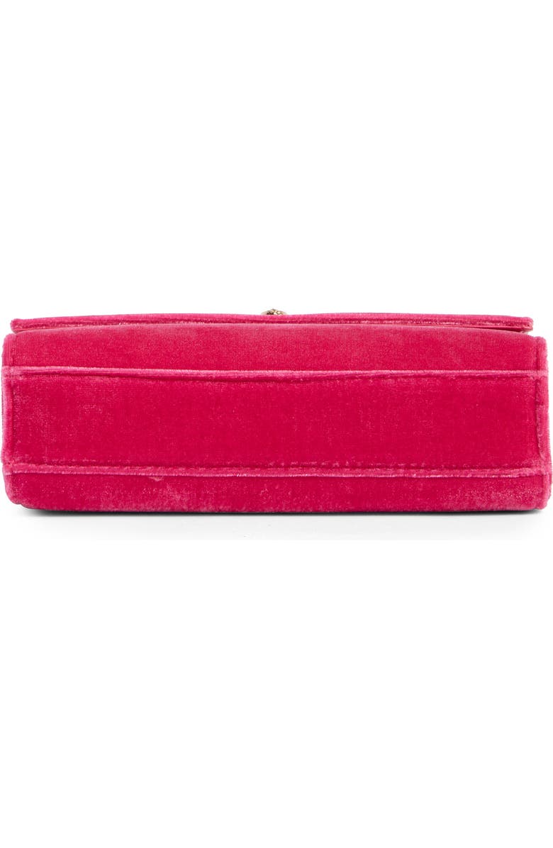 Kurt Geiger London KGL Velvet Clutch, Alternate, color, Bright Pink