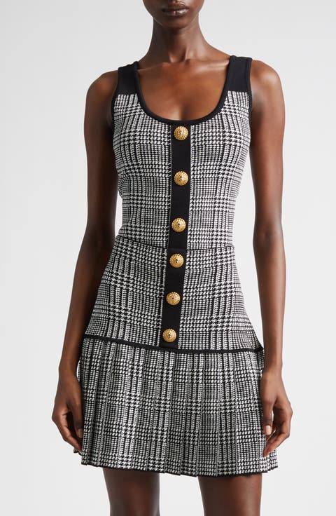 Prince of Wales Knit Bodysuit