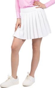 TailorByrd Pleated Performance Skort
