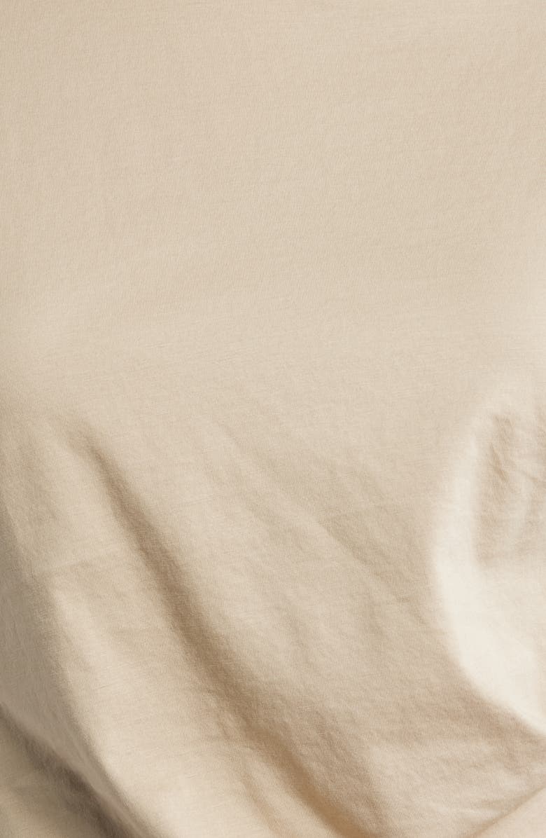 BOSS Epka Strong Shoulder Jersey Top, Alternate, color, Pumice