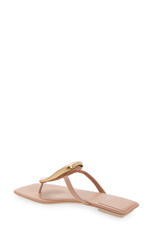 Jeffrey Campbell Linques-j Embellished T-strap Flat Jelly Sandals In Multi