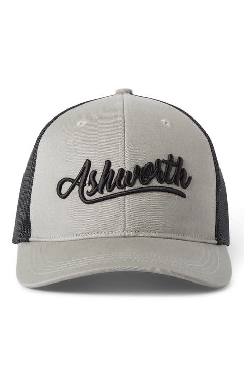 Retro Script Meshback Trucker