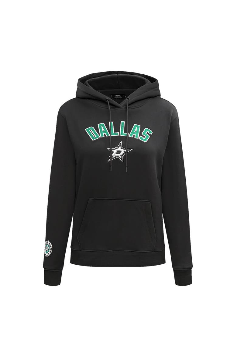 PRO STANDARD Women's Pro Standard Black Dallas Stars Classic Chenille Pullover Hoodie, Alternate, color,
