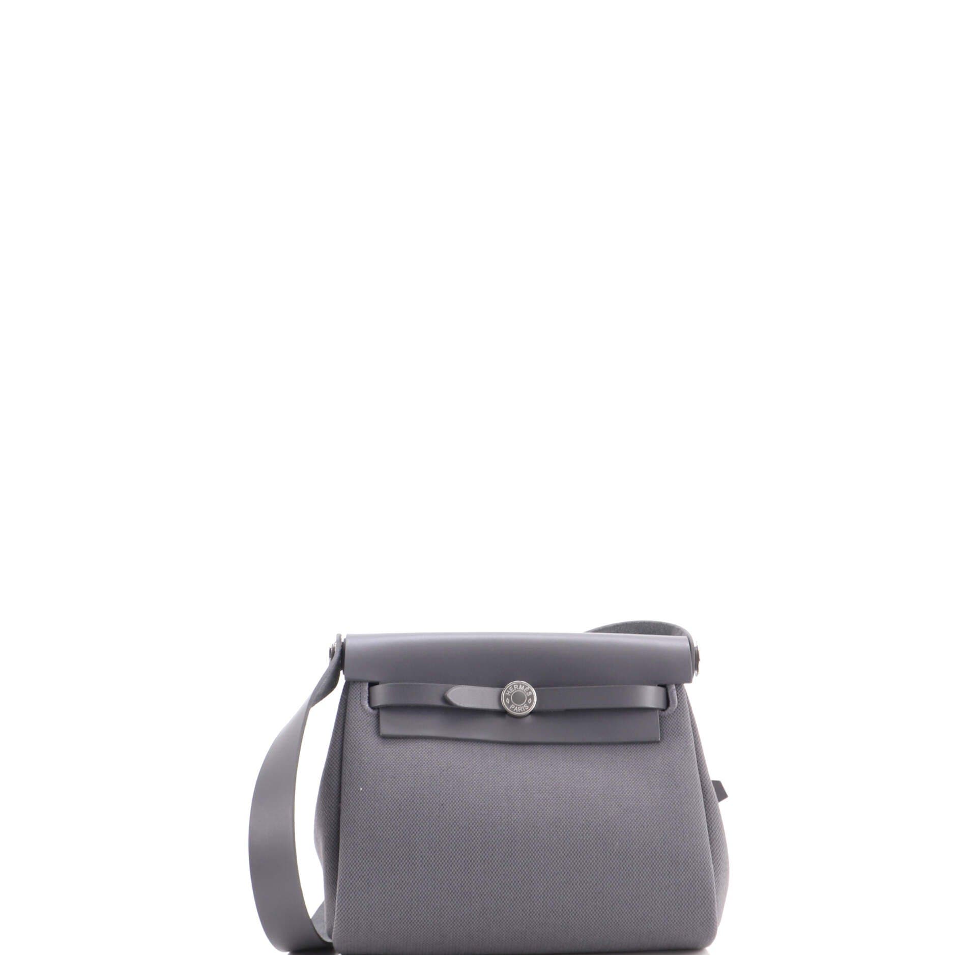 Herbag Zip Toile and Leather 20, Main, color, Grey