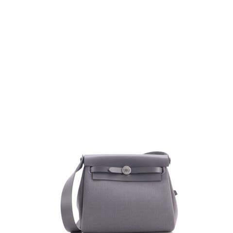 Herbag Zip Toile and Leather 20