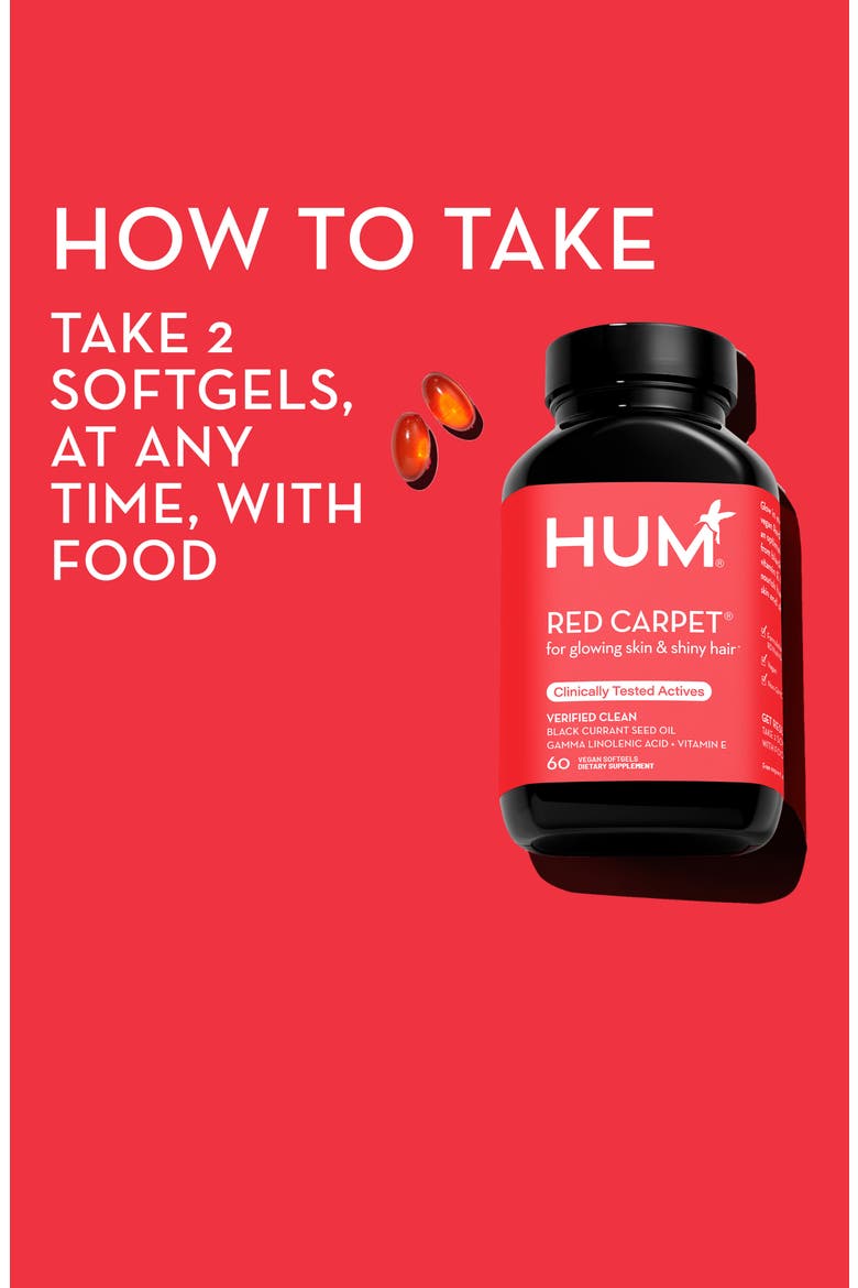 Red Carpet® Glowing Skin and Hair Dietary Supplement, Alternate, color, NO COLOR