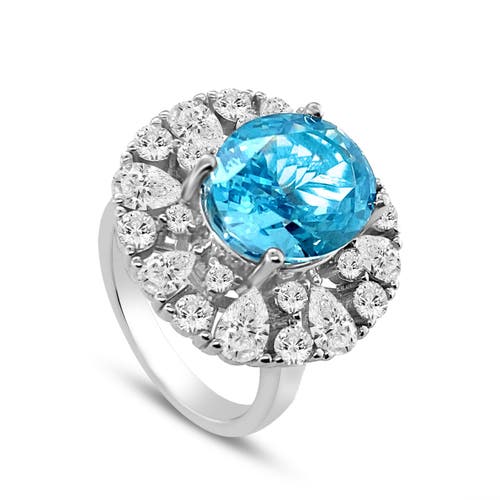 Anna Zuckerman Skya Aquamarine Ring In Aquamarine