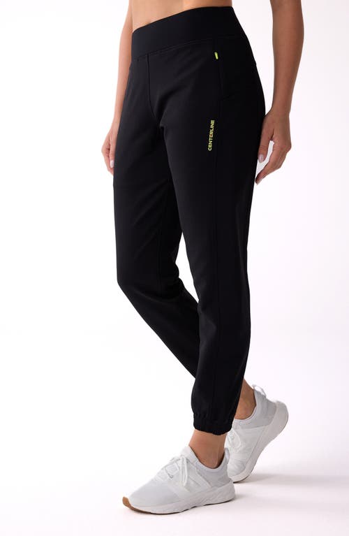 Centerline Athletics Courtside Track Pants In Black