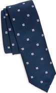 BOSS Geometric Jacquard Tie