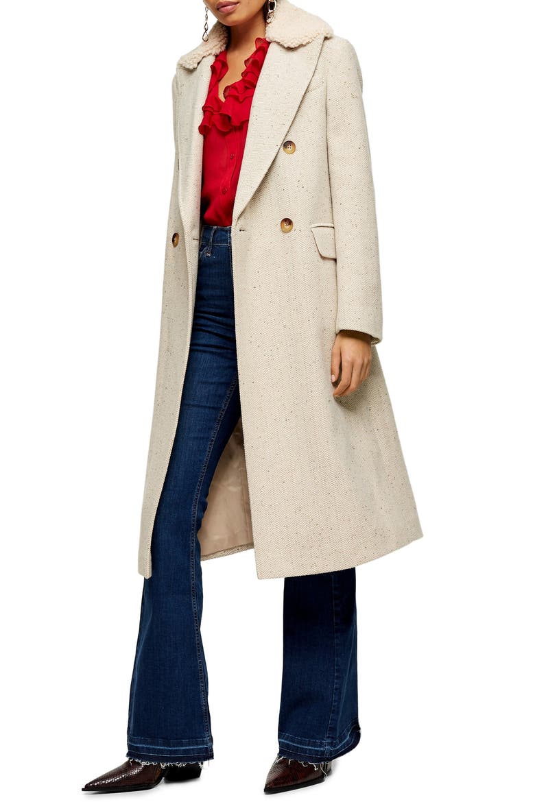 Freddie Herringbone Coat, Main, color, OATMEAL
