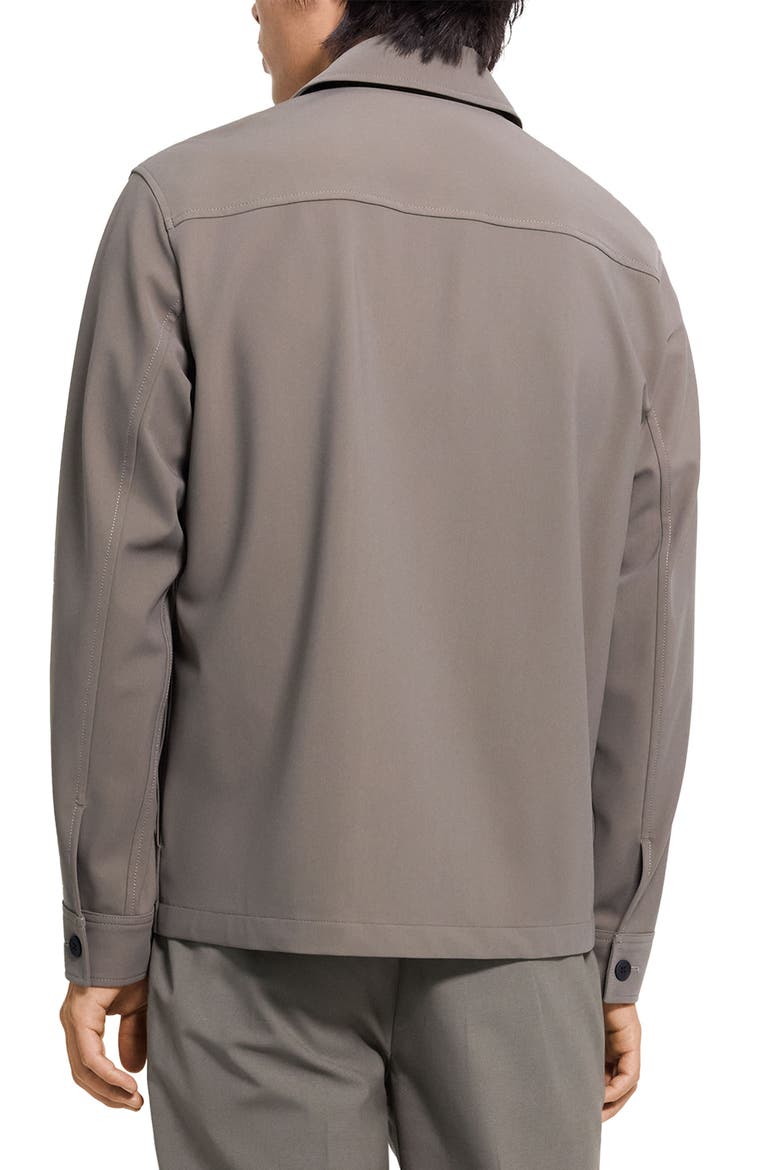 Overshirt in Precision Ponte Jacket, Alternate, color, MOREL