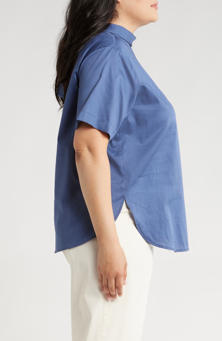 HARSHMAN Ulyana Tie Back Top, Alternate, color, Indigo Blue