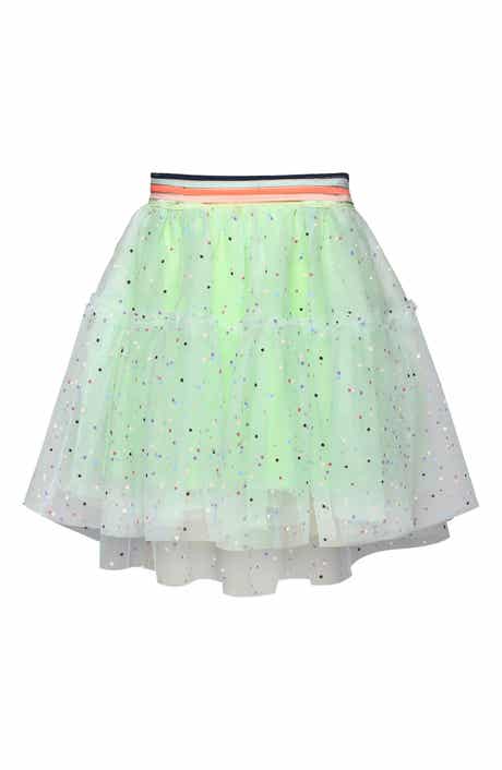 Truly Me Kids' Confetti Layered Hem Tulle Skirt