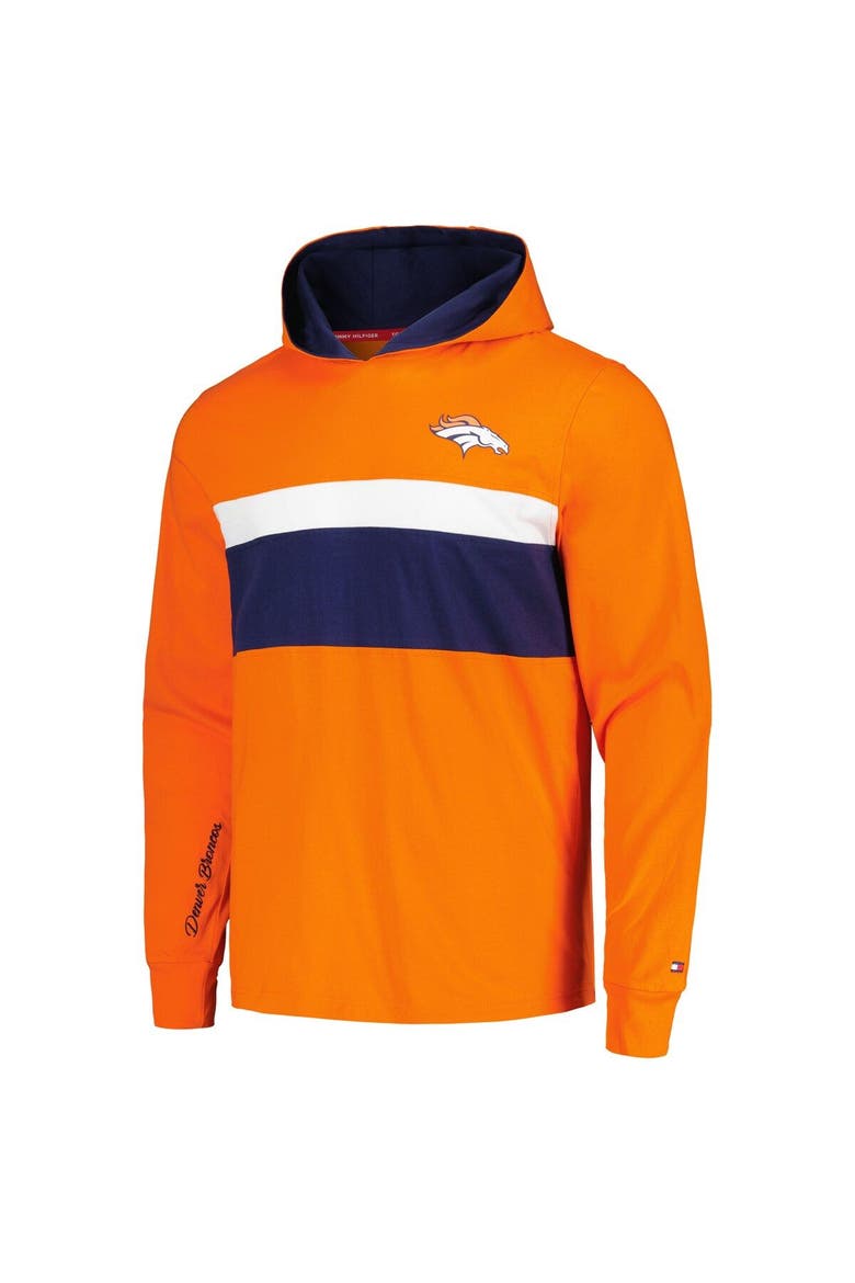 Men's Tommy Hilfiger  Orange Denver Broncos Morgan Long Sleeve Hoodie T-Shirt, Alternate, color, Orange