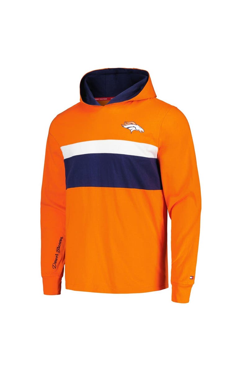 Tommy Hilfiger Men's Tommy Hilfiger  Orange Denver Broncos Morgan Long Sleeve Hoodie T-Shirt, Alternate, color, Orange
