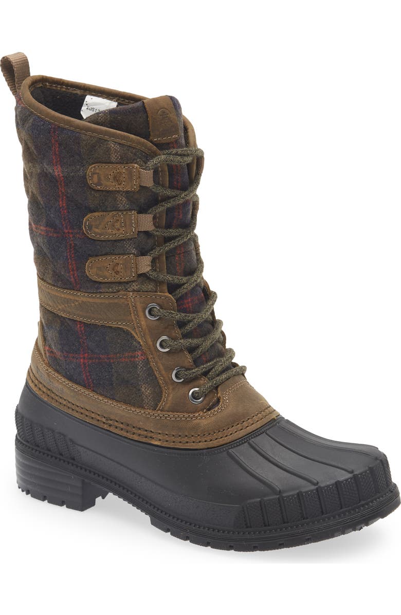 Kamik Sienna 3 Waterproof Lace-Up Boot, Main, color, Fossil