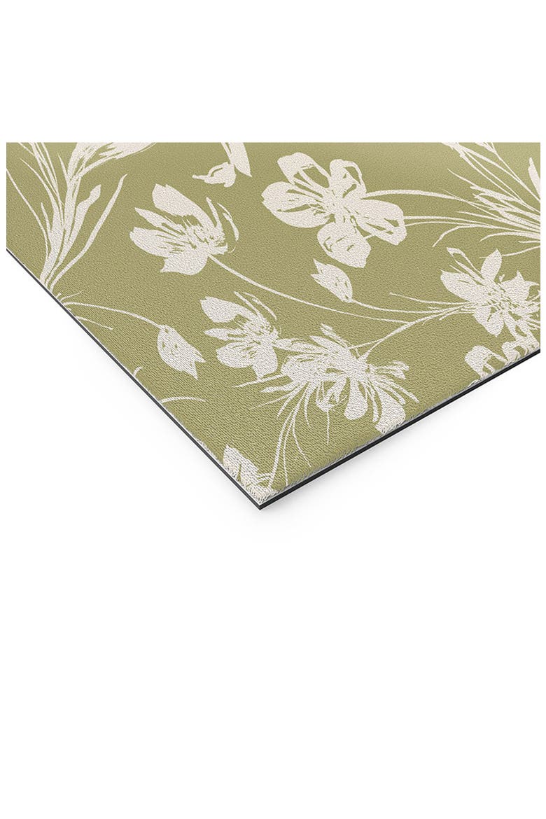 Gabriela Fuente Martinez Welcome Door Mat, Alternate, color, GREEN