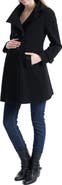 Kimi and Kai Penelope Wool Blend Maternity Trench Coat